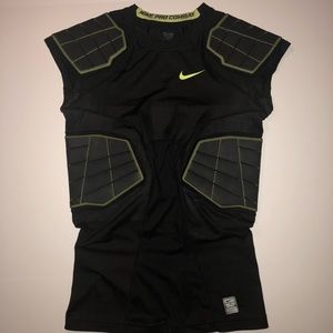 Nike pro combat padded rib protector shirt